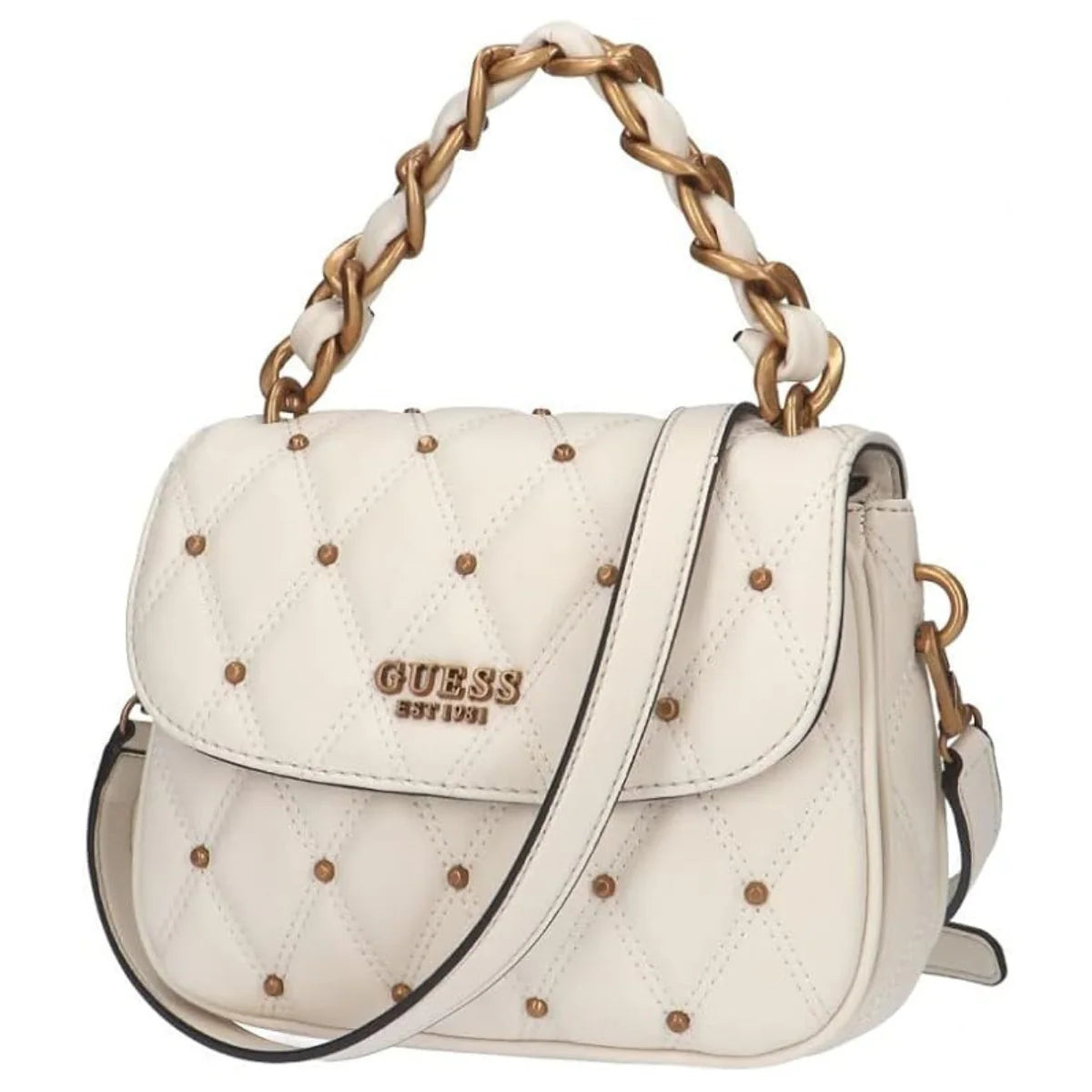 Guess Triana Flap Shoulderbag Women- WHT