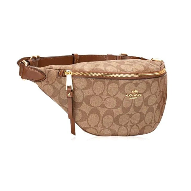 Coach Warren Belt Bag in Signature Canvas