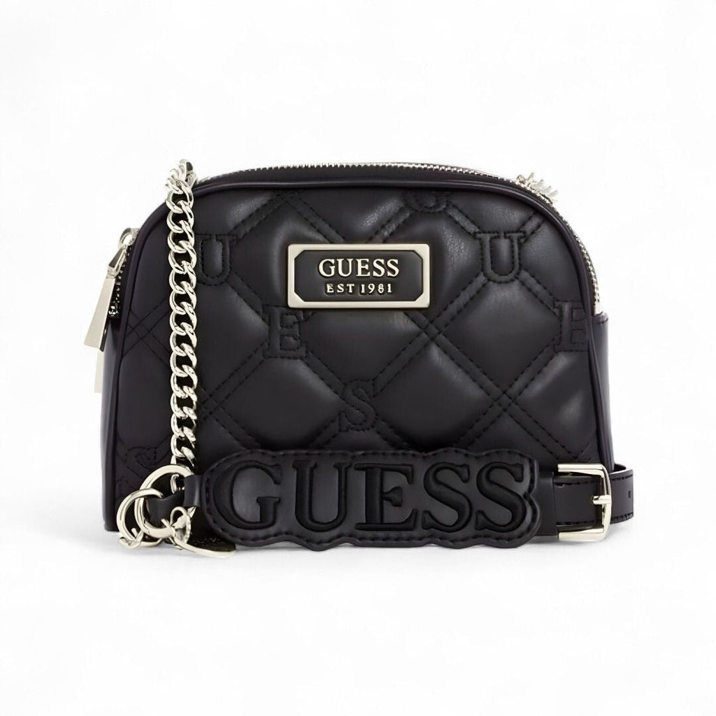 GUESS Lolli Quilted Mini Crossbody Bag - BLK