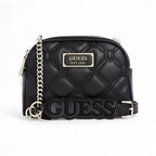 GUESS Lolli Quilted Mini Crossbody Bag - BLK