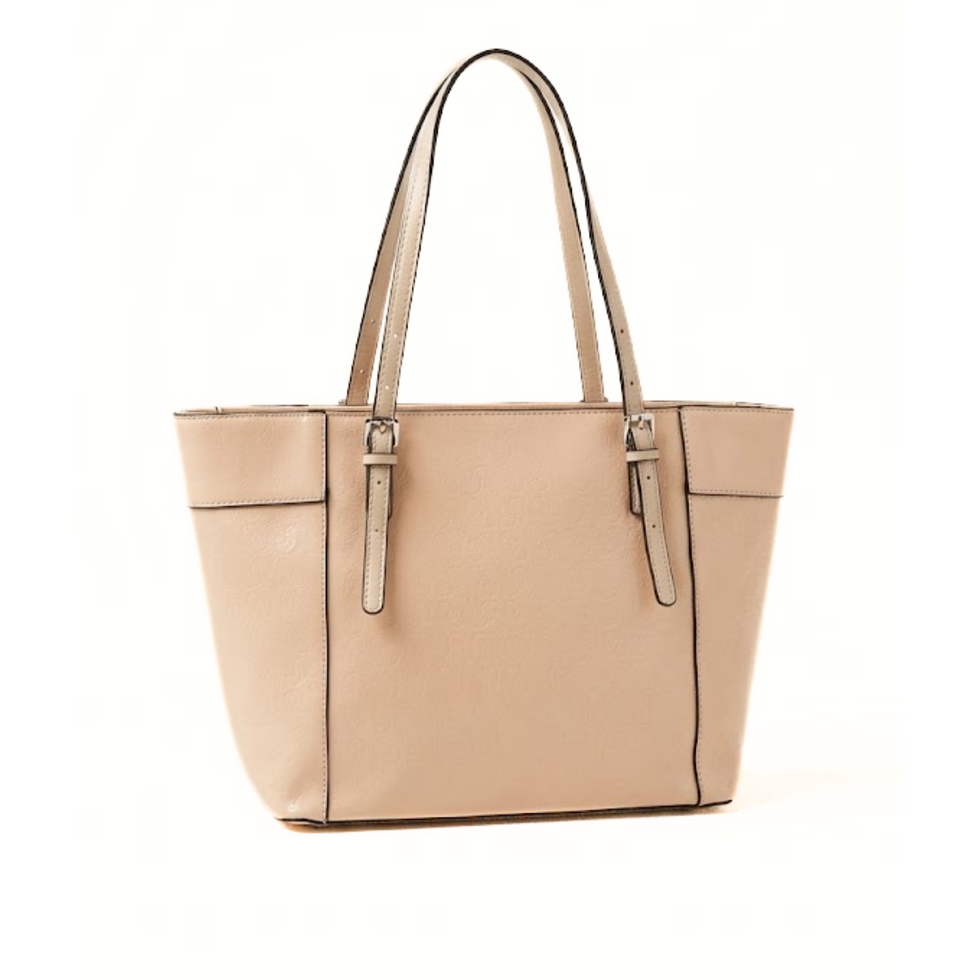 GUESS Delaney Medium Classic Tote Handbag Women - BEG