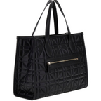 GUESS Silvana Quilted Handbag - Black