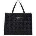 GUESS Silvana Quilted Handbag - Black