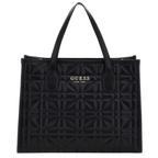 GUESS Silvana Quilted Handbag - Black