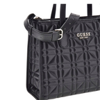 GUESS Silvana Quilted Handbag - Black