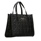GUESS Silvana Quilted Handbag - Black