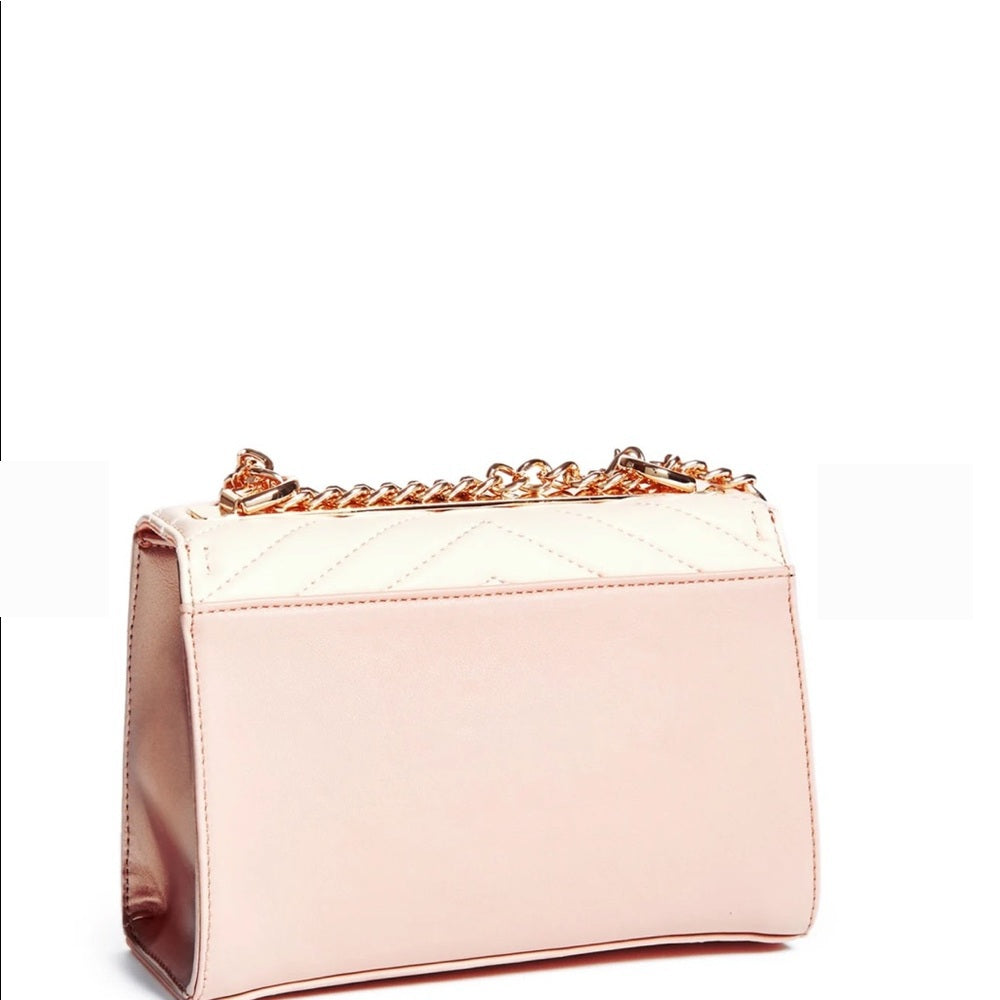 Guess Pink Lynda Mini Chain Bag