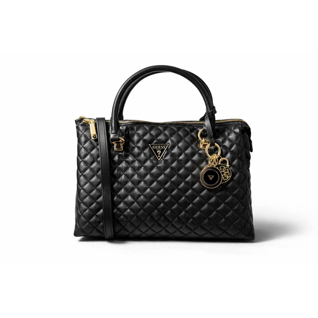 GUESS Quilted Satchel Bag Shoulder bag Women - BLK