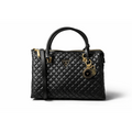 GUESS Quilted Satchel Bag Shoulder bag Women - BLK