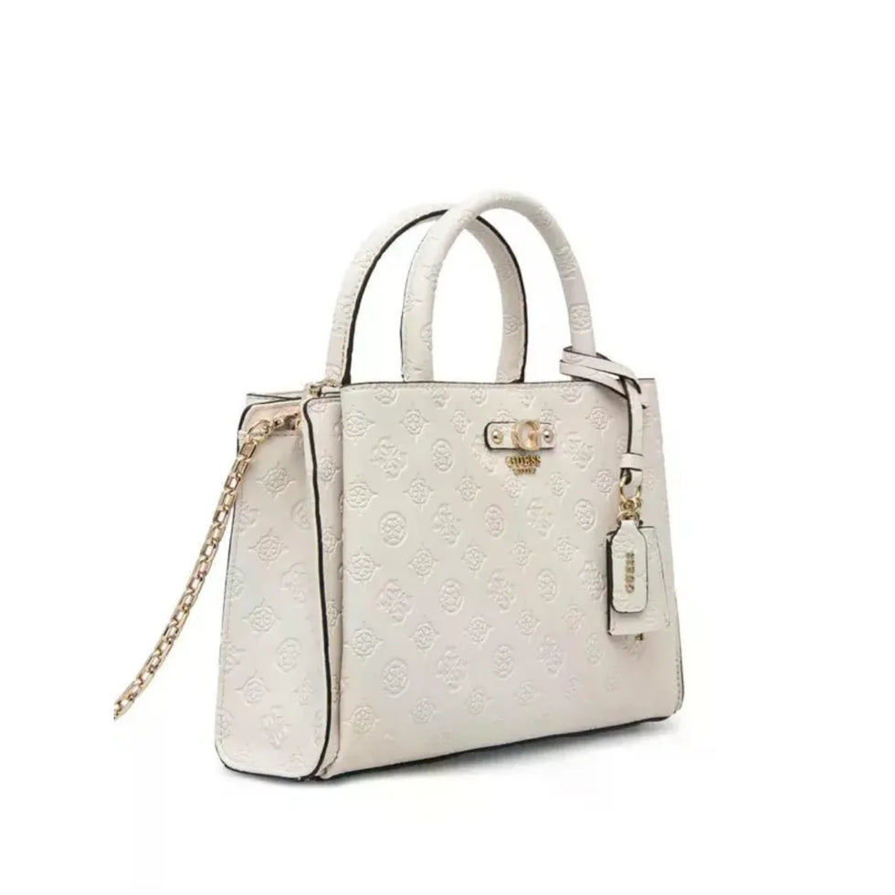 GUESS GERTY GIRLFRIEND SATCHEL Bag Handbag Women - WHT