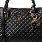 GUESS Quilted Satchel Bag Shoulder bag Women - BLK