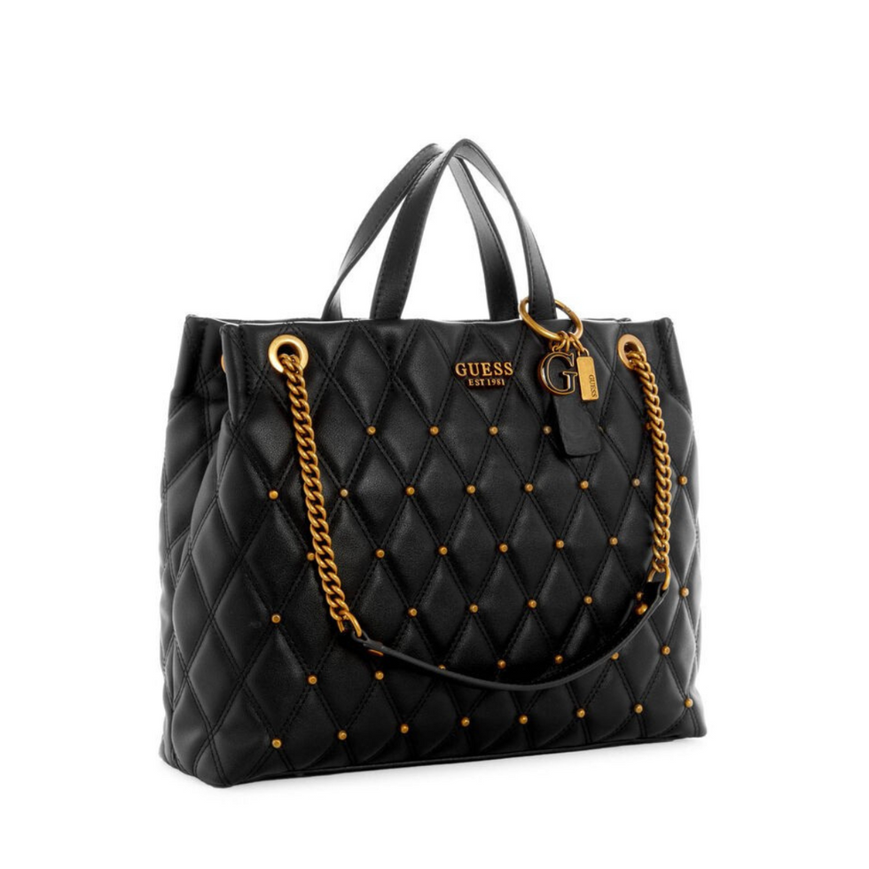 Guess Triana Girlfriend Shopper Tote Bag Shoulderbag Women - BLK