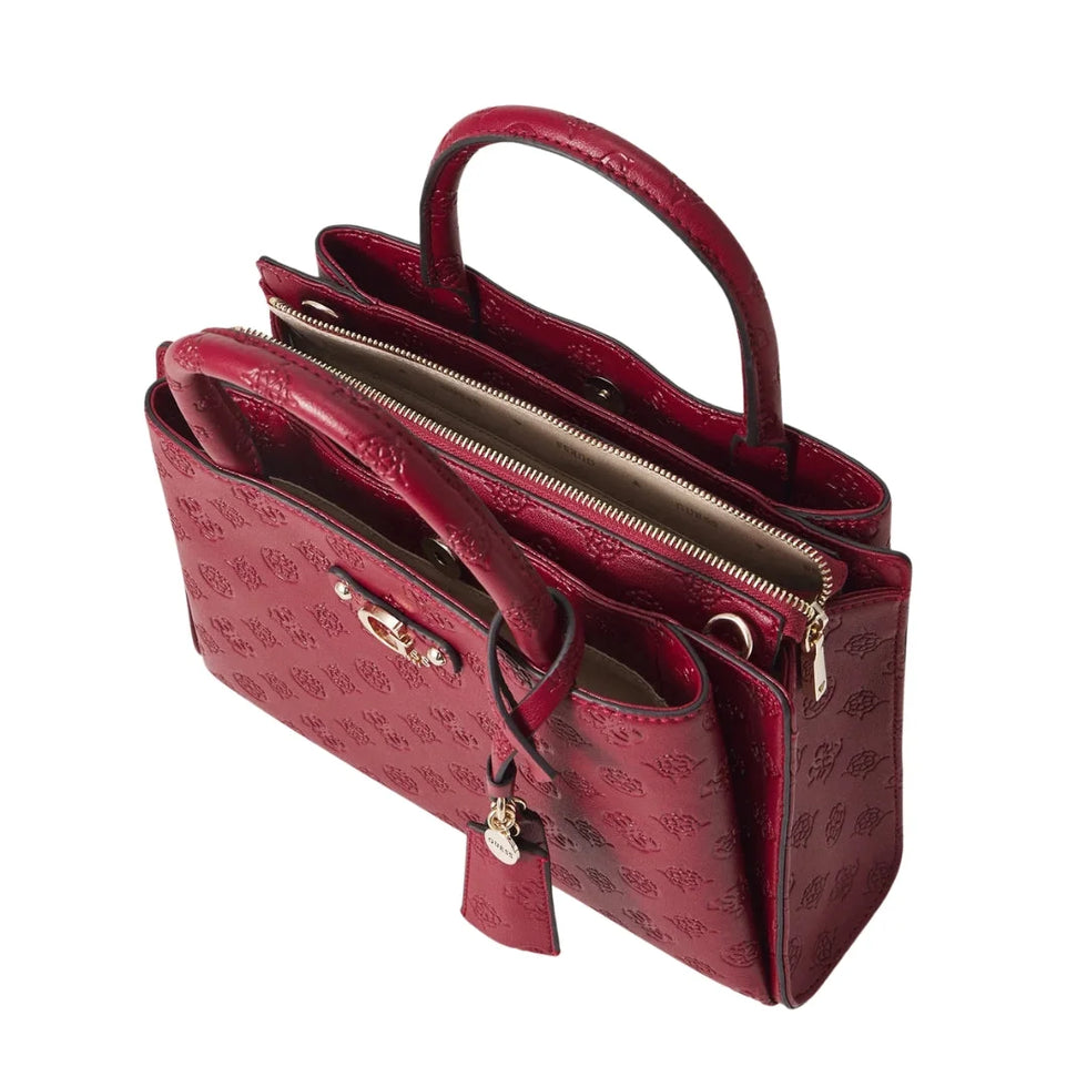 GUESS GERTY GIRLFRIEND SATCHEL Bag Handbag Women - RED