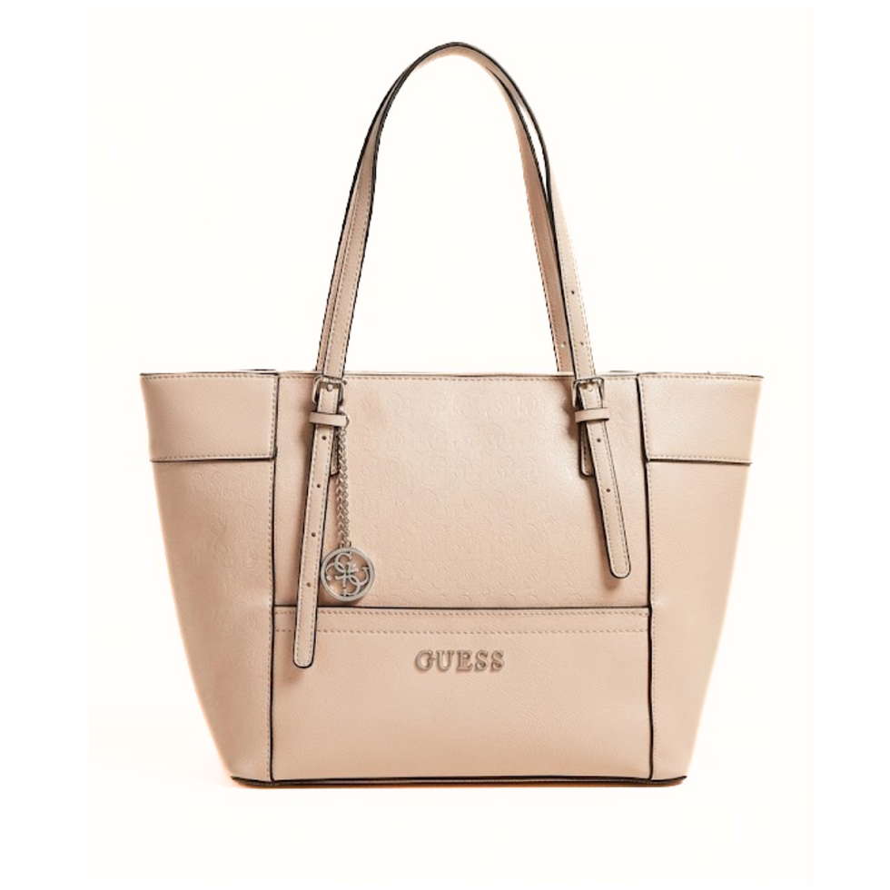 GUESS Delaney Medium Classic Tote Handbag Women - BEG
