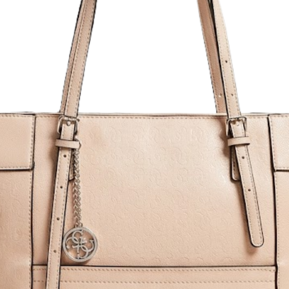 GUESS Delaney Medium Classic Tote Handbag Women - BEG