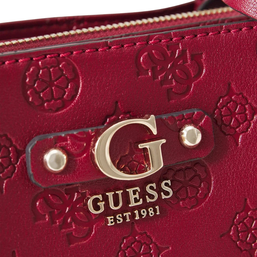 GUESS GERTY GIRLFRIEND SATCHEL Bag Handbag Women - RED