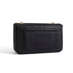 GUESS Women's Monogram Embossed Shoulder Bag - Black