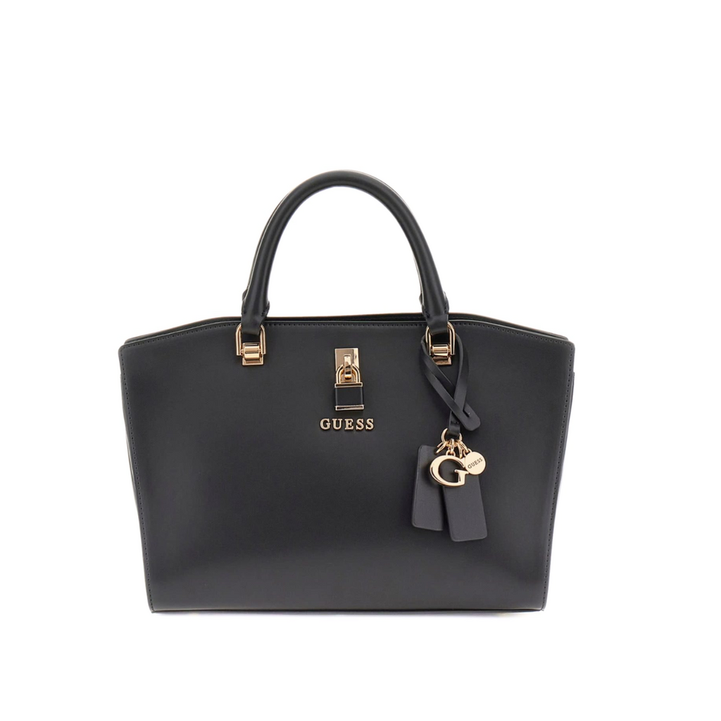 GUESS ECO Queensland Luxury Satchel Shoulder bag Women - BLK