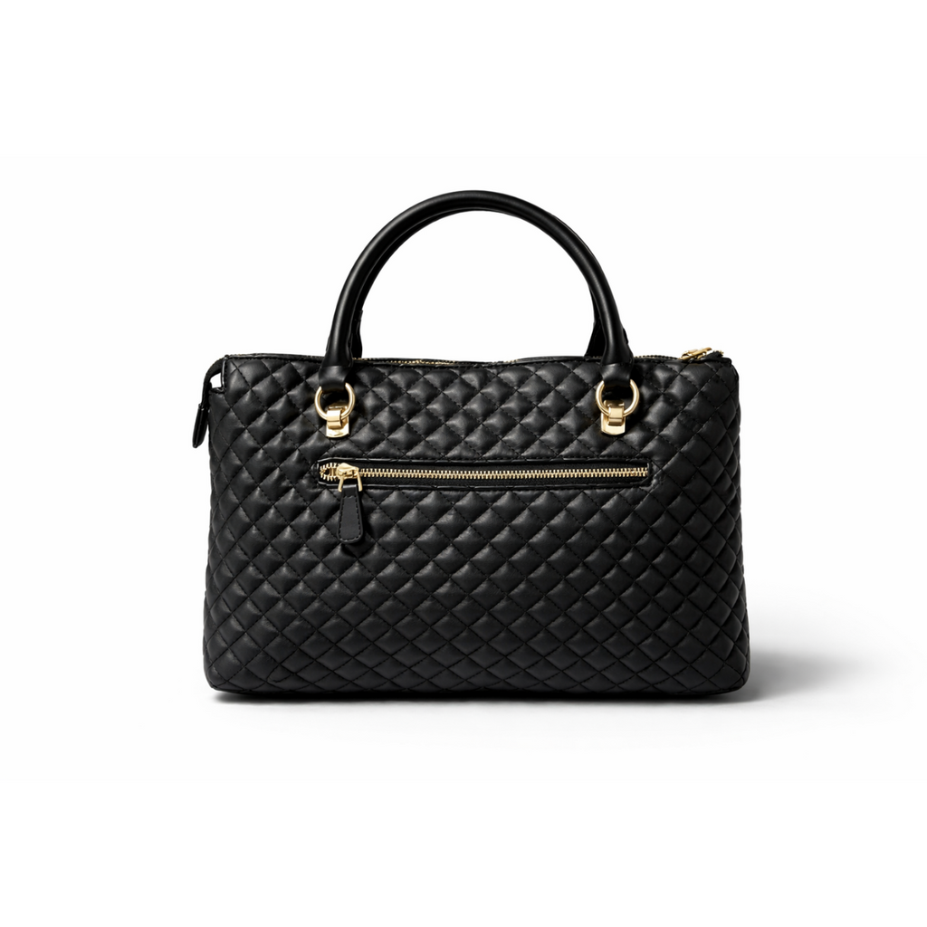 GUESS Quilted Satchel Bag Shoulder bag Women - BLK