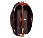 Coach C2590 Willow shoulder bag in colorblock Brick Red Multi NWT