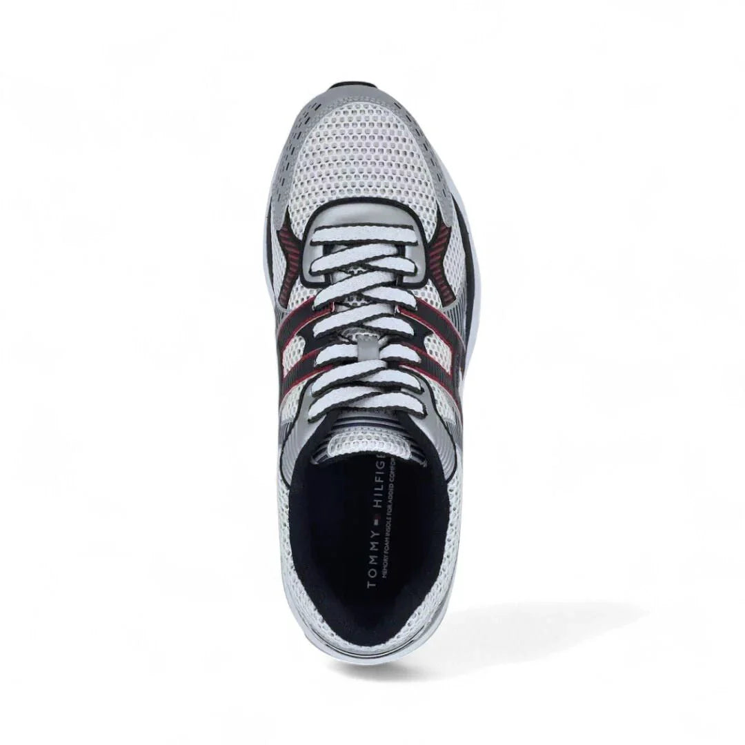 Tommy Hilfiger Pug Lace-Up Sneakers Men - Silver