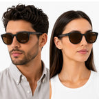 Tommy Hilfiger Round Phantos Frame Sunglasses Unisex - BRN